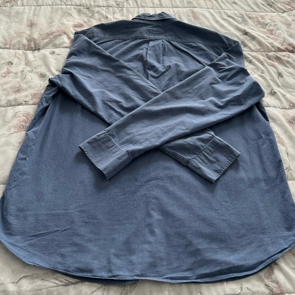 J. Crew men’s Secret Wash Classic fit blue stretch button down shirt, size XL - Picture 11 of 16